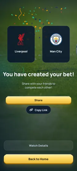 Champ app screen: Send it to your crew