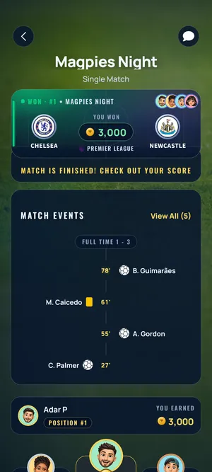 Champ app: Win the pot